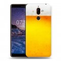 Дизайнерский пластиковый чехол для Nokia 7 Plus Пузырьки пива