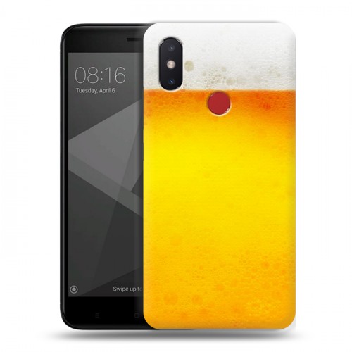 Дизайнерский пластиковый чехол для Xiaomi Mi8 SE Пузырьки пива