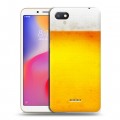 Дизайнерский пластиковый чехол для Xiaomi RedMi 6A Пузырьки пива