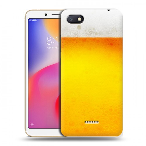 Дизайнерский пластиковый чехол для Xiaomi RedMi 6A Пузырьки пива