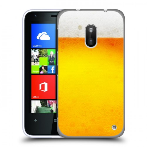 Дизайнерский пластиковый чехол для Nokia Lumia 620 Пузырьки пива