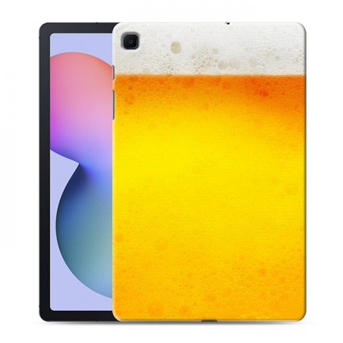 Дизайнерский силиконовый чехол для Samsung Galaxy Tab S6 Lite Пузырьки пива