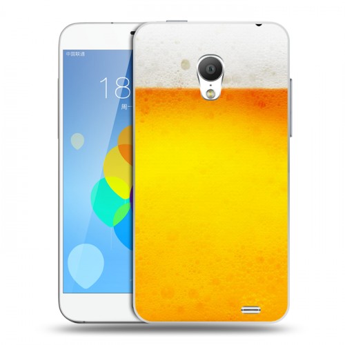 Дизайнерский силиконовый чехол для  Meizu MX3 Пузырьки пива