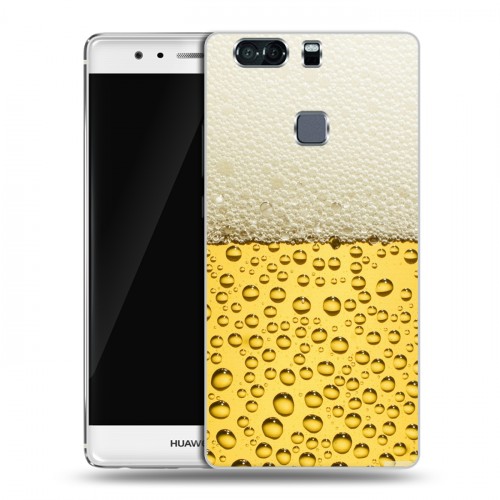Дизайнерский пластиковый чехол для Huawei P9 Plus Пузырьки пива