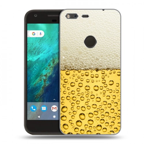 Дизайнерский пластиковый чехол для Google Pixel Пузырьки пива