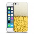 Дизайнерский пластиковый чехол для Iphone 5s Пузырьки пива