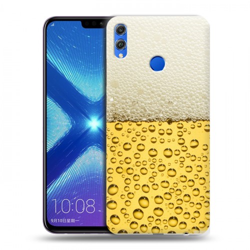 Дизайнерский силиконовый чехол для Huawei Honor 8X Пузырьки пива