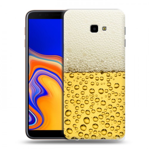 Дизайнерский пластиковый чехол для Samsung Galaxy J4 Plus Пузырьки пива