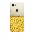 Дизайнерский пластиковый чехол для Google Pixel 3a Пузырьки пива