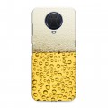 Дизайнерский силиконовый чехол для Nokia G20 Пузырьки пива