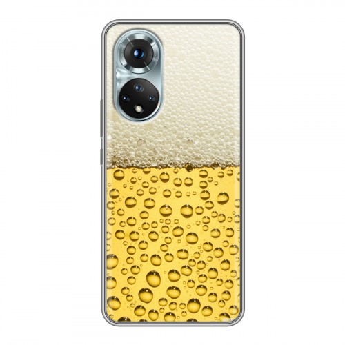 Дизайнерский пластиковый чехол для Huawei Honor 50 Пузырьки пива