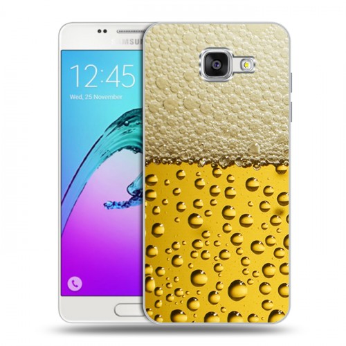 Дизайнерский силиконовый чехол для Samsung Galaxy A5 (2016) Пузырьки пива