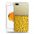 Дизайнерский силиконовый чехол для Iphone 7 Plus / 8 Plus Пузырьки пива