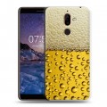 Дизайнерский пластиковый чехол для Nokia 7 Plus Пузырьки пива