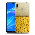 Дизайнерский пластиковый чехол для Huawei Y6 (2019) Пузырьки пива