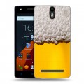 Дизайнерский силиконовый чехол для Wileyfox Storm Пузырьки пива