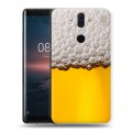 Дизайнерский силиконовый чехол для Nokia 8 Sirocco Пузырьки пива