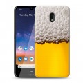 Дизайнерский пластиковый чехол для Nokia 2.2 Пузырьки пива