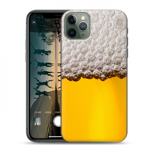 Дизайнерский пластиковый чехол для Iphone 11 Pro Пузырьки пива