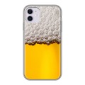 Дизайнерский пластиковый чехол для Iphone 11 Пузырьки пива