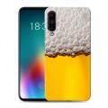 Дизайнерский силиконовый чехол для Meizu 16T Пузырьки пива