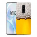 Дизайнерский пластиковый чехол для OnePlus 8 Пузырьки пива