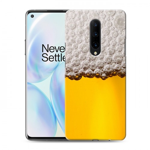 Дизайнерский пластиковый чехол для OnePlus 8 Пузырьки пива