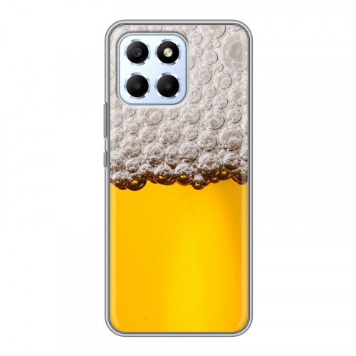 Дизайнерский пластиковый чехол для Huawei Honor X6 Пузырьки пива