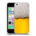 Дизайнерский пластиковый чехол для Iphone 5c Пузырьки пива