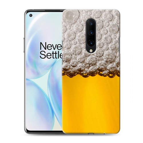 Дизайнерский пластиковый чехол для OnePlus 8 Пузырьки пива