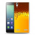 Дизайнерский силиконовый чехол для Lenovo A6010 Пузырьки пива