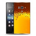 Дизайнерский пластиковый чехол для Sony Xperia acro S Пузырьки пива