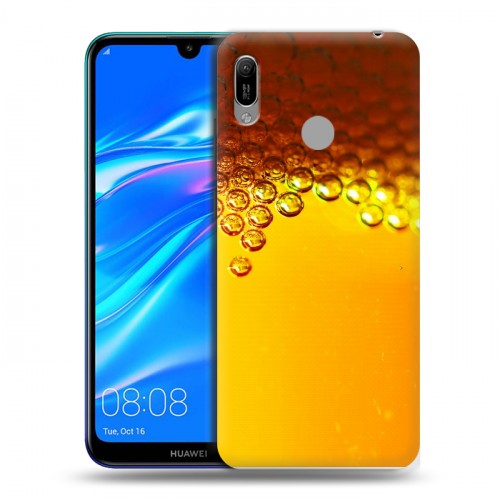 Дизайнерский пластиковый чехол для Huawei Y6 (2019) Пузырьки пива