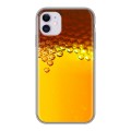Дизайнерский силиконовый чехол для Iphone 11 Пузырьки пива
