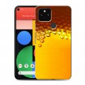 Дизайнерский пластиковый чехол для Google Pixel 5 Пузырьки пива