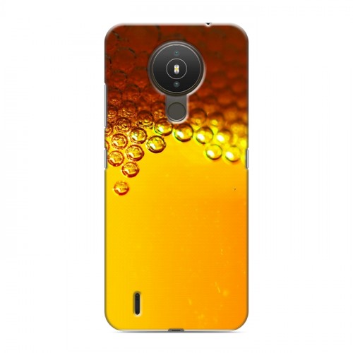 Дизайнерский пластиковый чехол для Nokia 1.4 Пузырьки пива