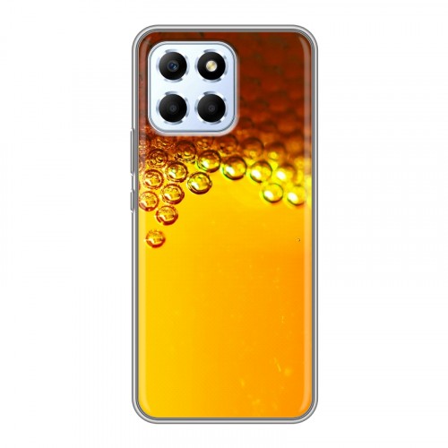 Дизайнерский силиконовый чехол для Huawei Honor X6 Пузырьки пива