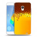 Дизайнерский силиконовый чехол для  Meizu MX3 Пузырьки пива