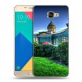 Дизайнерский силиконовый чехол для Samsung Galaxy A9 Санкт-Петербург