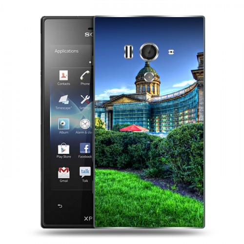 Дизайнерский пластиковый чехол для Sony Xperia acro S Санкт-Петербург