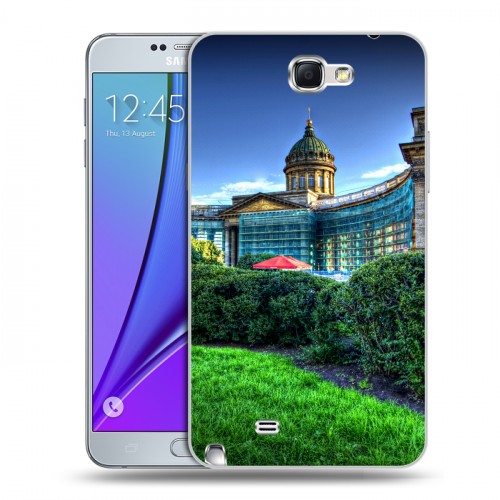 Дизайнерский пластиковый чехол для Samsung Galaxy Note 2 Санкт-Петербург