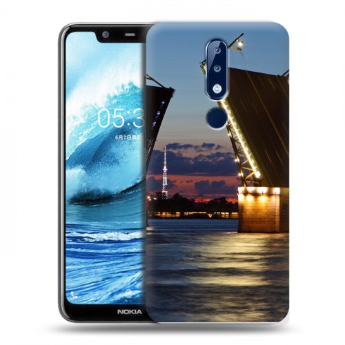 Дизайнерский пластиковый чехол для Nokia 5.1 Plus Санкт-Петербург