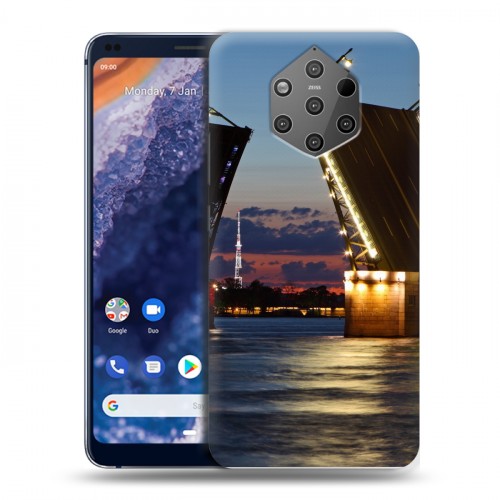 Дизайнерский силиконовый чехол для Nokia 9 PureView Санкт-Петербург