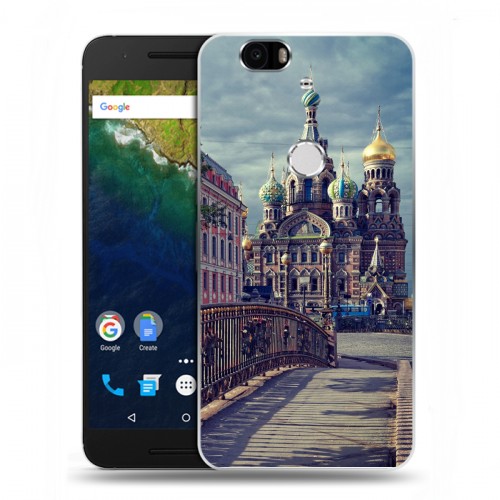 Дизайнерский силиконовый чехол для Google Huawei Nexus 6P Санкт-Петербург
