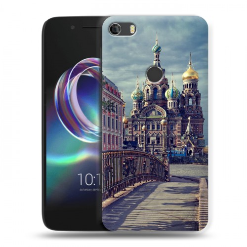 Дизайнерский силиконовый чехол для Alcatel Idol 5 Санкт-Петербург