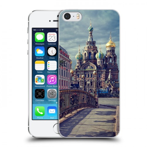 Дизайнерский пластиковый чехол для Iphone 5s Санкт-Петербург