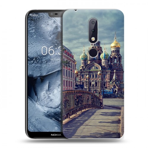 Дизайнерский силиконовый чехол для Nokia 6.1 Plus Санкт-Петербург