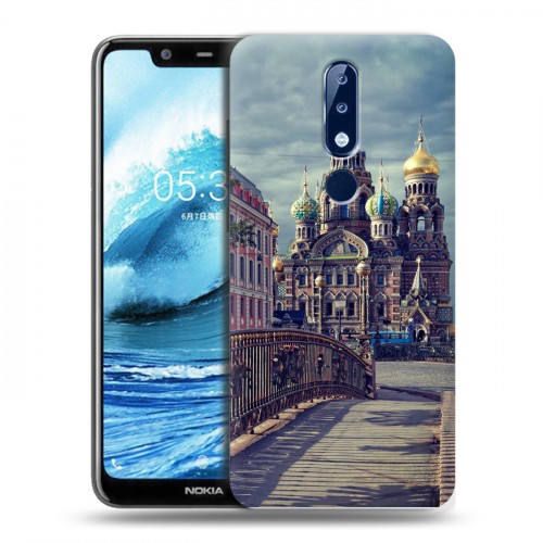 Дизайнерский силиконовый чехол для Nokia 5.1 Plus Санкт-Петербург