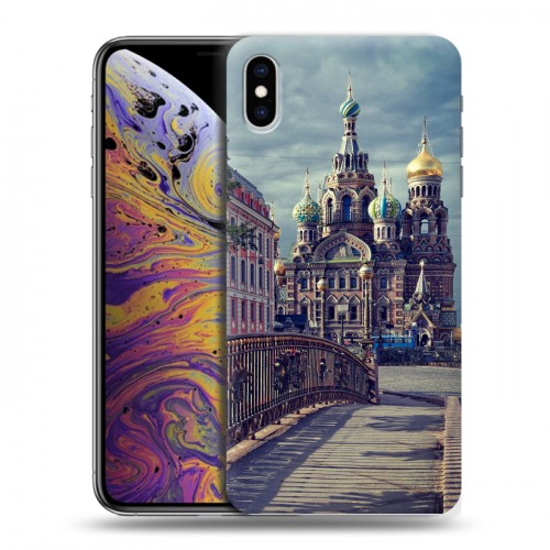 Дизайнерский силиконовый чехол для Iphone Xs Max Санкт-Петербург