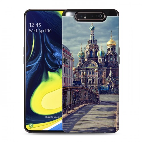 Дизайнерский пластиковый чехол для Samsung Galaxy A80 Санкт-Петербург